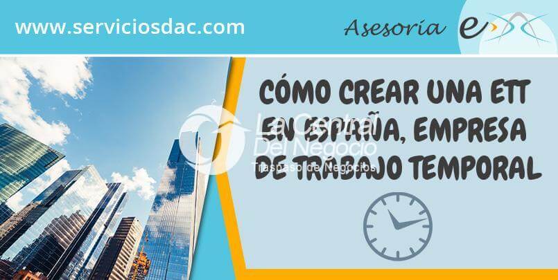 Se vende Empresa de Trabajo Temporal ( ETT ) sin actividad y con aval depositado